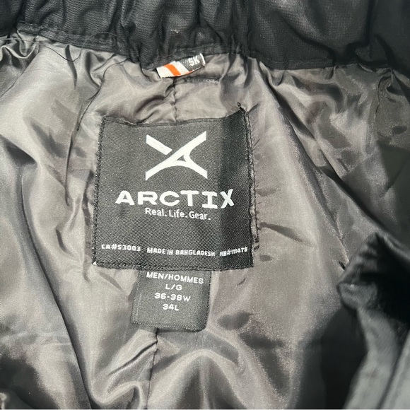 Arctix Black Snowsports Cargo Pants Mens Large 34 in Inseam New - Picture 7 of 7